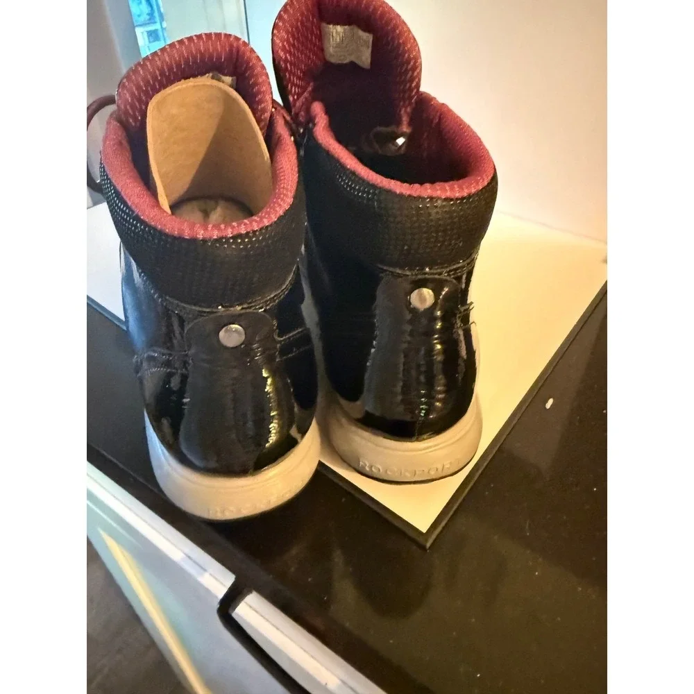 Rockport XCS Britt Alpine Boots Black Patent Thinsulate Waterproof Womens 10W
